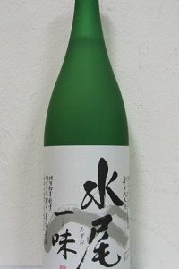 水尾 一味 辛口純米酒 1.8L