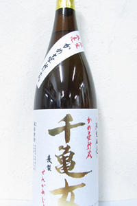 千亀女 かめ壺貯蔵 麦焼酎 25度 1.8L