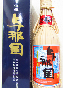 与那国  琉球泡盛クバ巻 43度 600ml